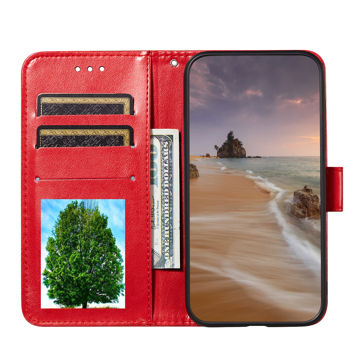 For Samsung Galaxy A52 4G/5G / A52s 5G Imprinted Rose Flower Butterflies Pattern Leather Wallet Stand Case