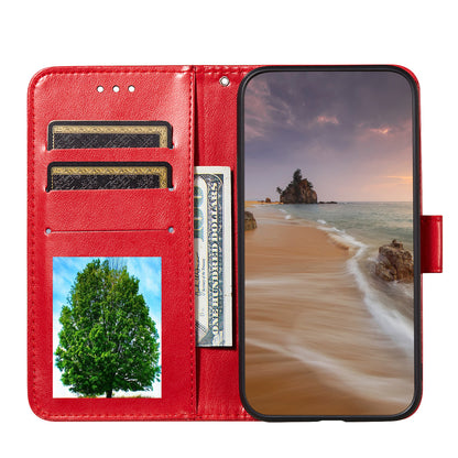 For Samsung Galaxy A52 4G/5G / A52s 5G Imprinted Rose Flower Butterflies Pattern Leather Wallet Stand Case