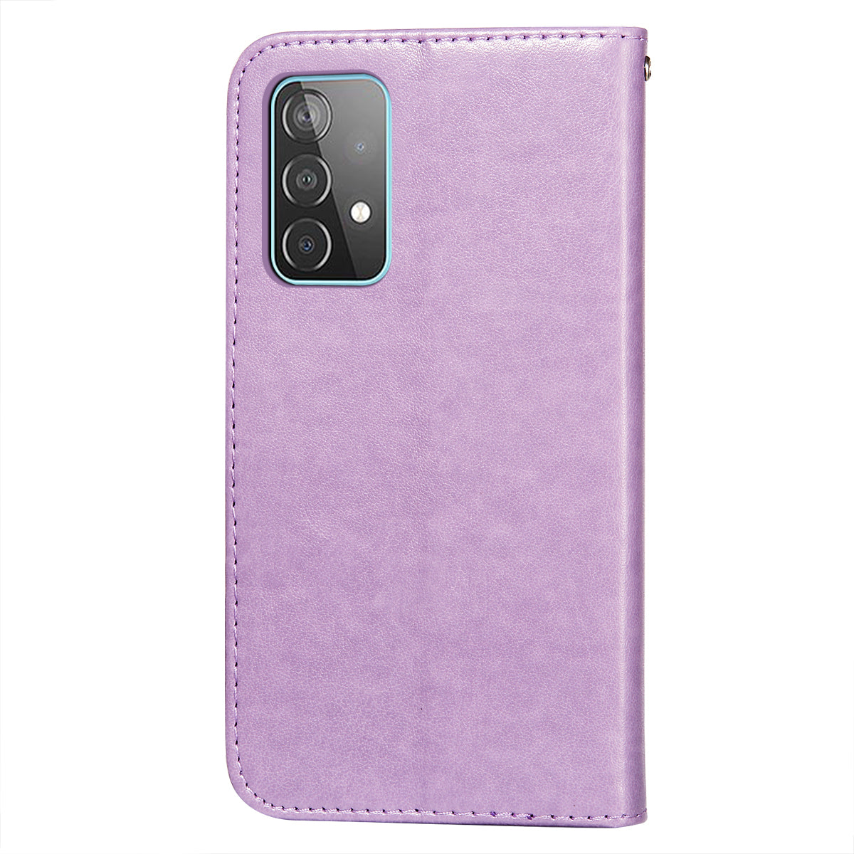 Dual-sided Magnetic Clasp Leather Wallet Stand Phone Case Shell for Samsung Galaxy A52 4G/5G / A52s 5G