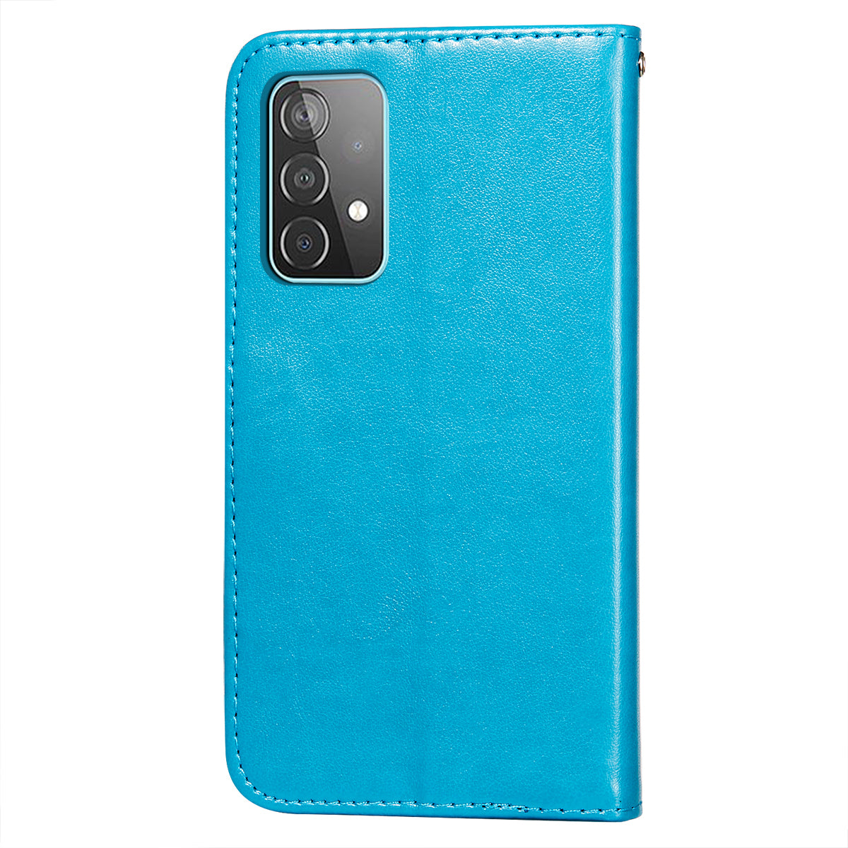 Dual-sided Magnetic Clasp Leather Wallet Stand Phone Case Shell for Samsung Galaxy A52 4G/5G / A52s 5G
