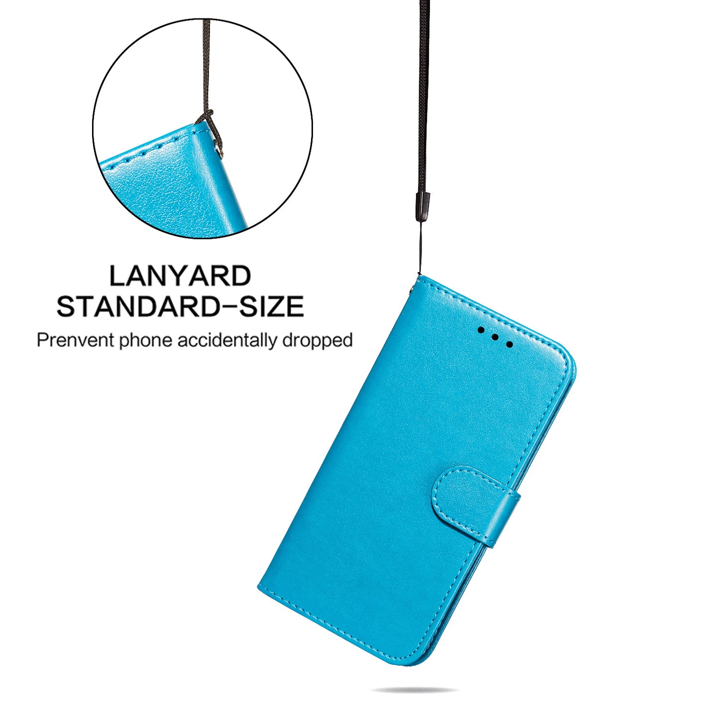 Dual-sided Magnetic Clasp Leather Wallet Stand Phone Case Shell for Samsung Galaxy A52 4G/5G / A52s 5G