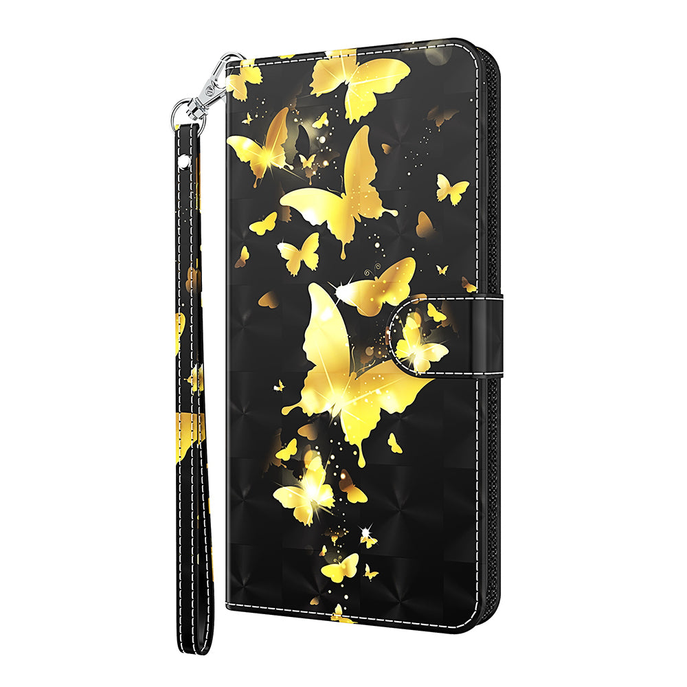 Pattern Printing Design PU Leather Phone Wallet Stand Case Shell for Samsung Galaxy A52 4G/5G / A52s 5G