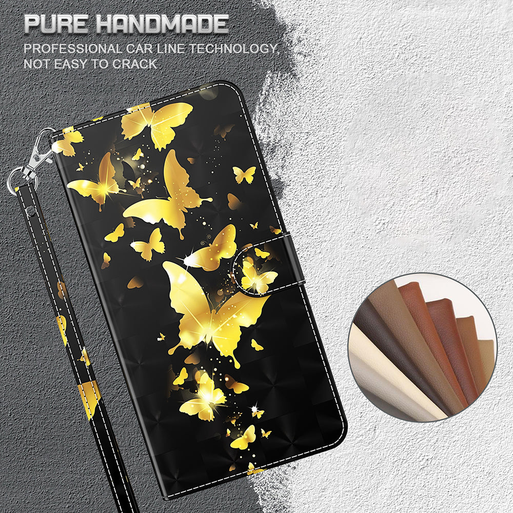 Pattern Printing Design PU Leather Phone Wallet Stand Case Shell for Samsung Galaxy A52 4G/5G / A52s 5G