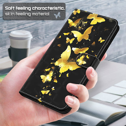 Pattern Printing Design PU Leather Phone Wallet Stand Case Shell for Samsung Galaxy A52 4G/5G / A52s 5G