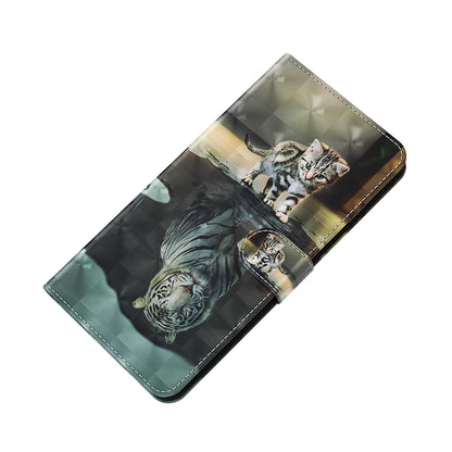 Pattern Printing Design PU Leather Phone Wallet Stand Case Shell for Samsung Galaxy A52 4G/5G / A52s 5G