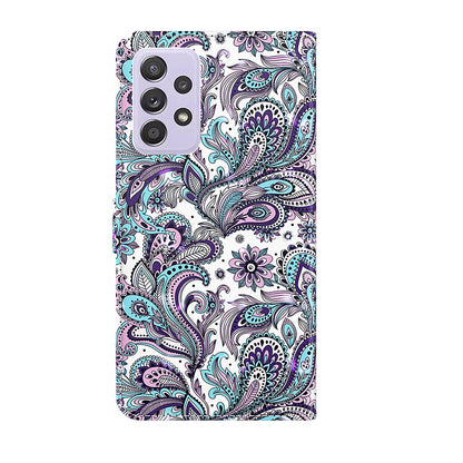 Pattern Printing Design PU Leather Phone Wallet Stand Case Shell for Samsung Galaxy A52 4G/5G / A52s 5G