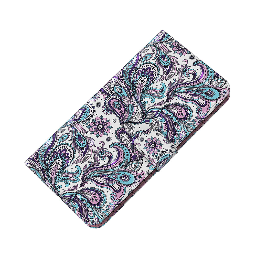 Pattern Printing Design PU Leather Phone Wallet Stand Case Shell for Samsung Galaxy A52 4G/5G / A52s 5G