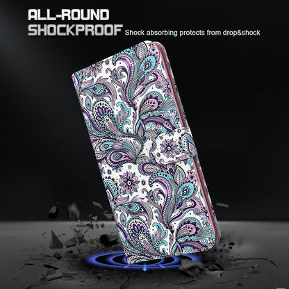 Pattern Printing Design PU Leather Phone Wallet Stand Case Shell for Samsung Galaxy A52 4G/5G / A52s 5G