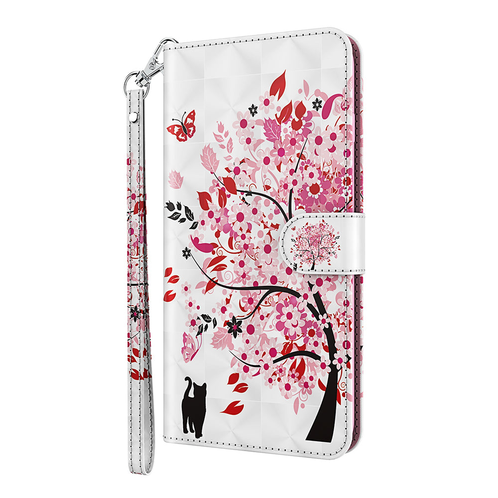 Pattern Printing Design PU Leather Phone Wallet Stand Case Shell for Samsung Galaxy A52 4G/5G / A52s 5G