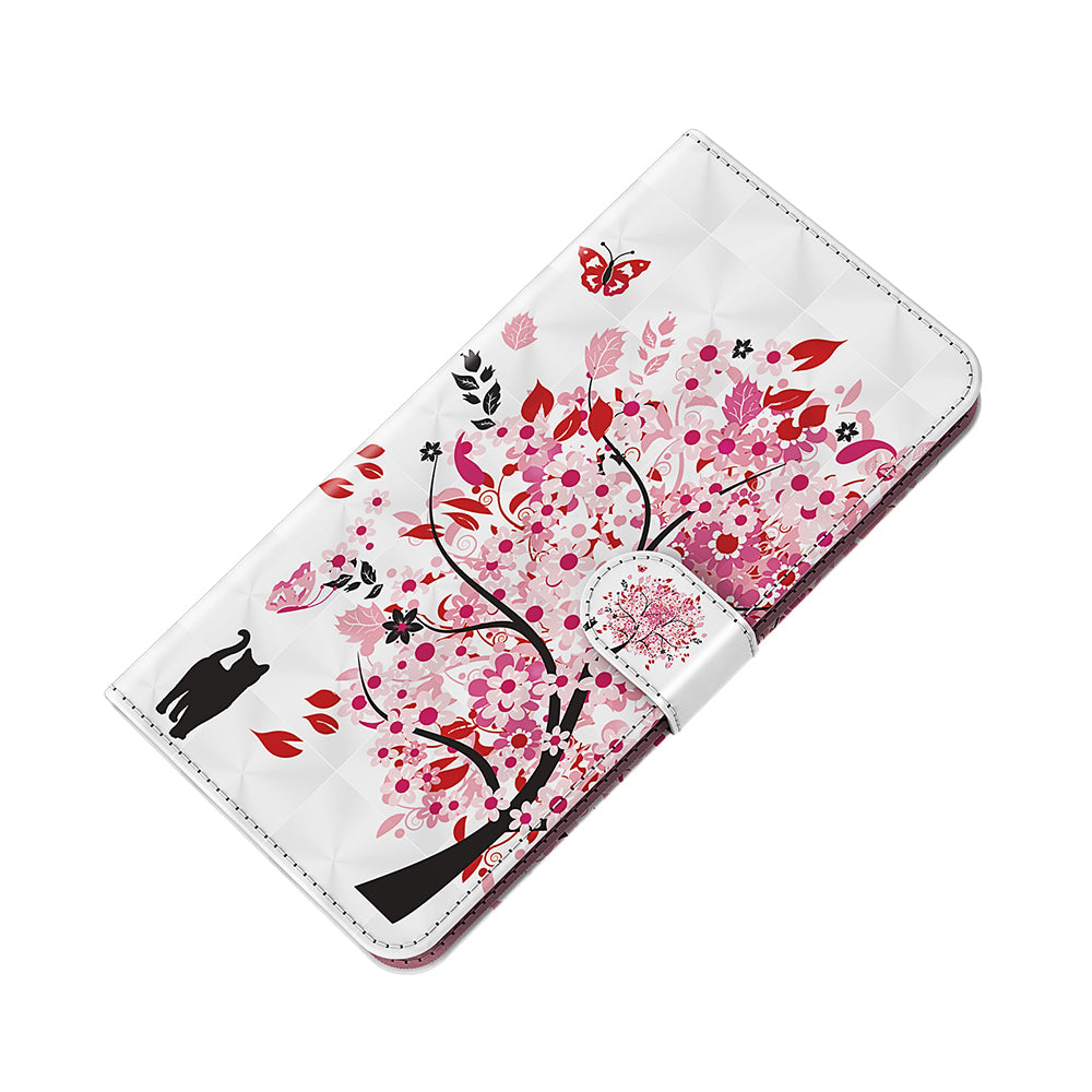 Pattern Printing Design PU Leather Phone Wallet Stand Case Shell for Samsung Galaxy A52 4G/5G / A52s 5G