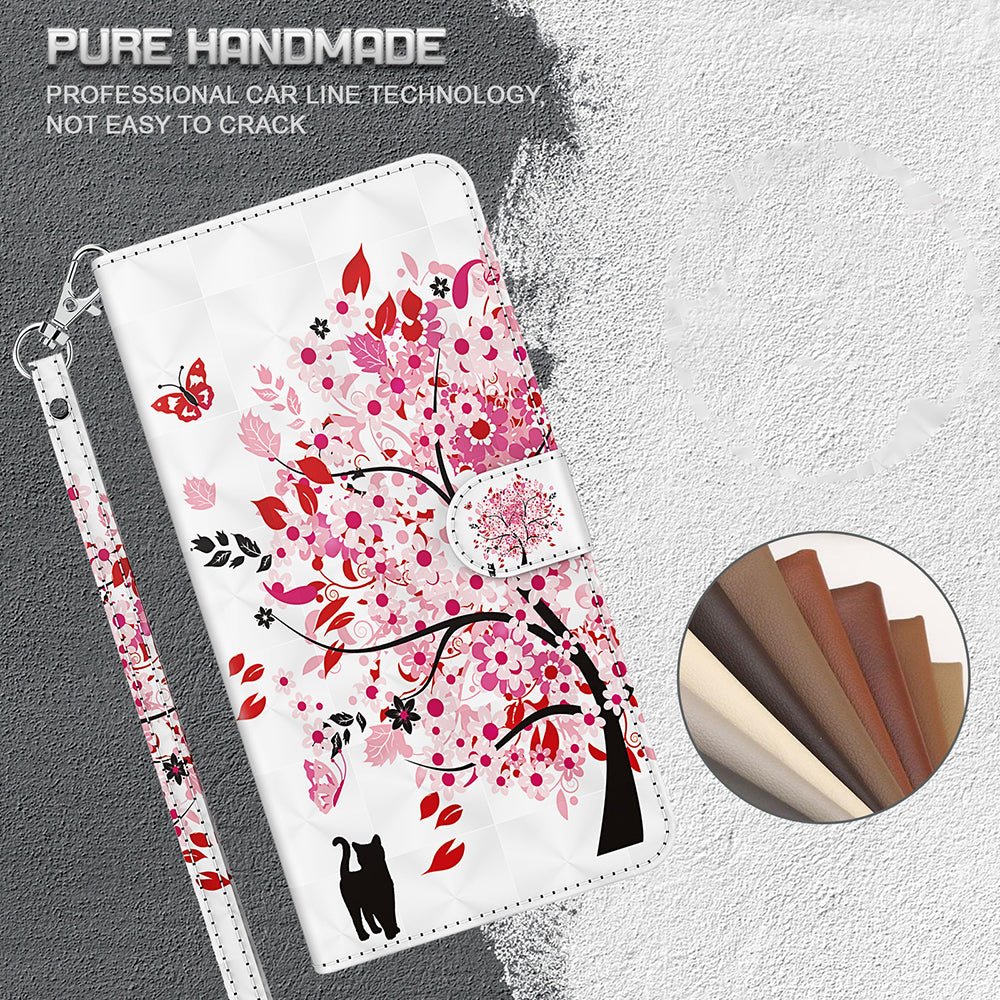 Pattern Printing Design PU Leather Phone Wallet Stand Case Shell for Samsung Galaxy A52 4G/5G / A52s 5G