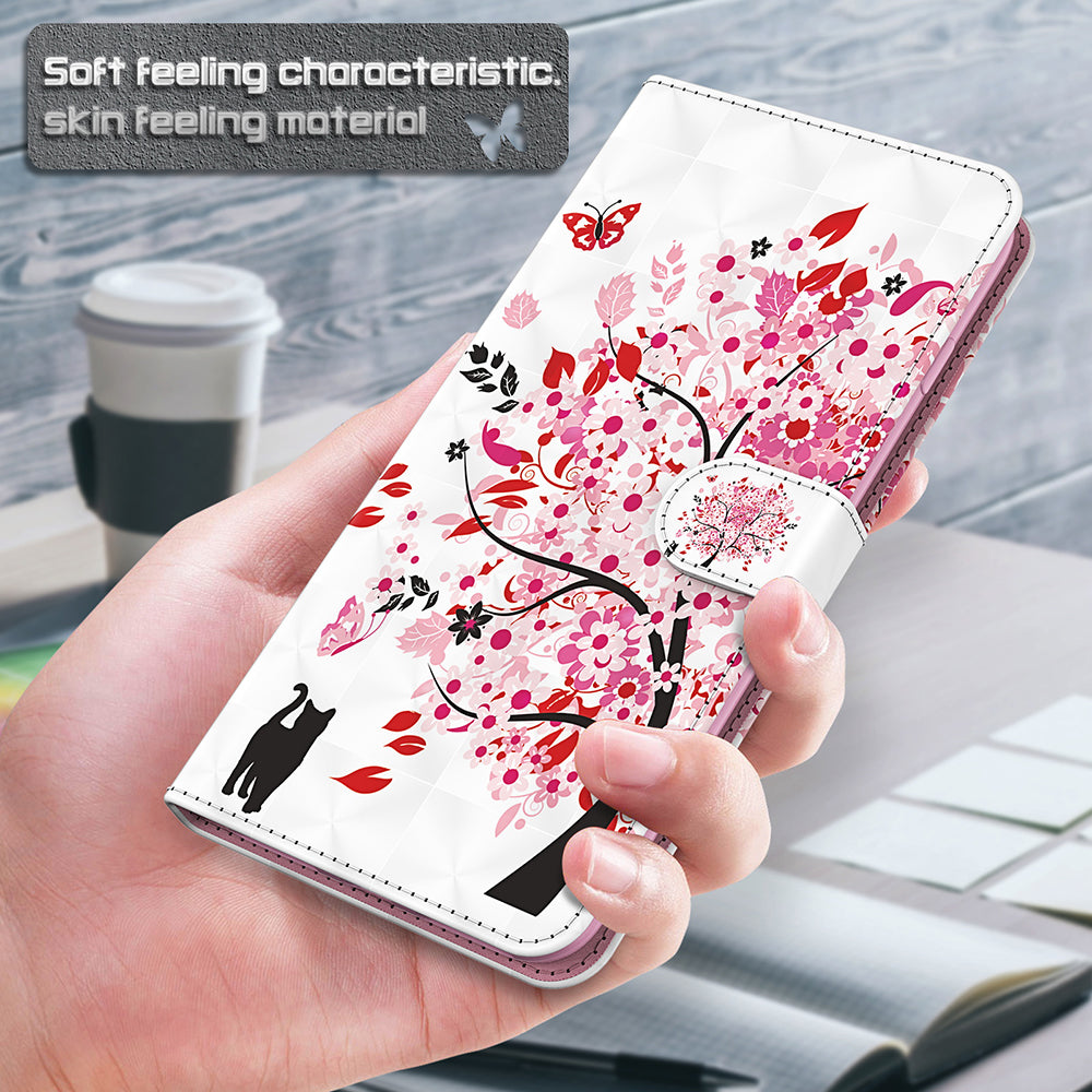 Pattern Printing Design PU Leather Phone Wallet Stand Case Shell for Samsung Galaxy A52 4G/5G / A52s 5G
