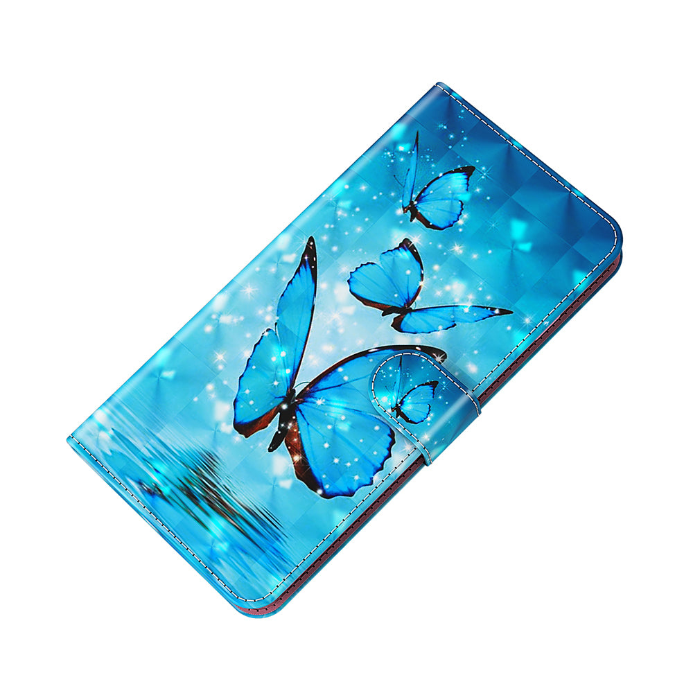 Pattern Printing Design PU Leather Phone Wallet Stand Case Shell for Samsung Galaxy A52 4G/5G / A52s 5G