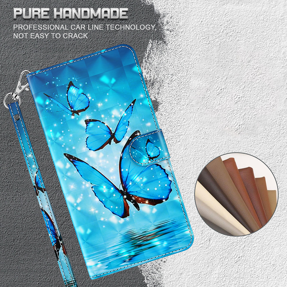 Pattern Printing Design PU Leather Phone Wallet Stand Case Shell for Samsung Galaxy A52 4G/5G / A52s 5G