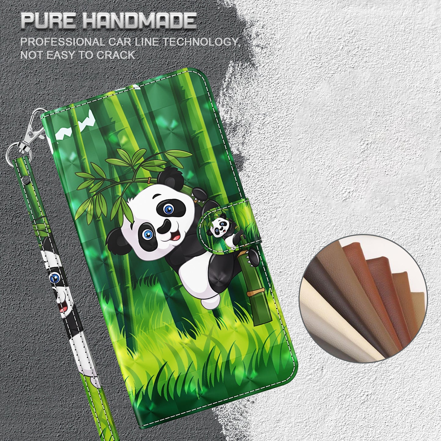 Pattern Printing Design PU Leather Phone Wallet Stand Case Shell for Samsung Galaxy A52 4G/5G / A52s 5G