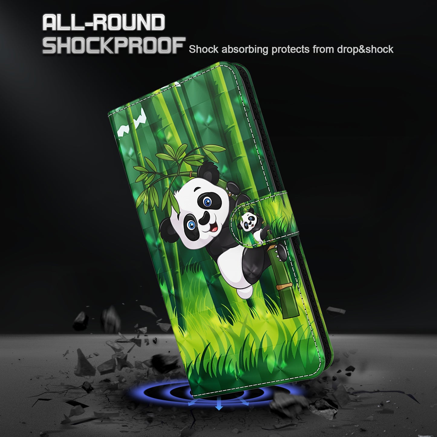 Pattern Printing Design PU Leather Phone Wallet Stand Case Shell for Samsung Galaxy A52 4G/5G / A52s 5G