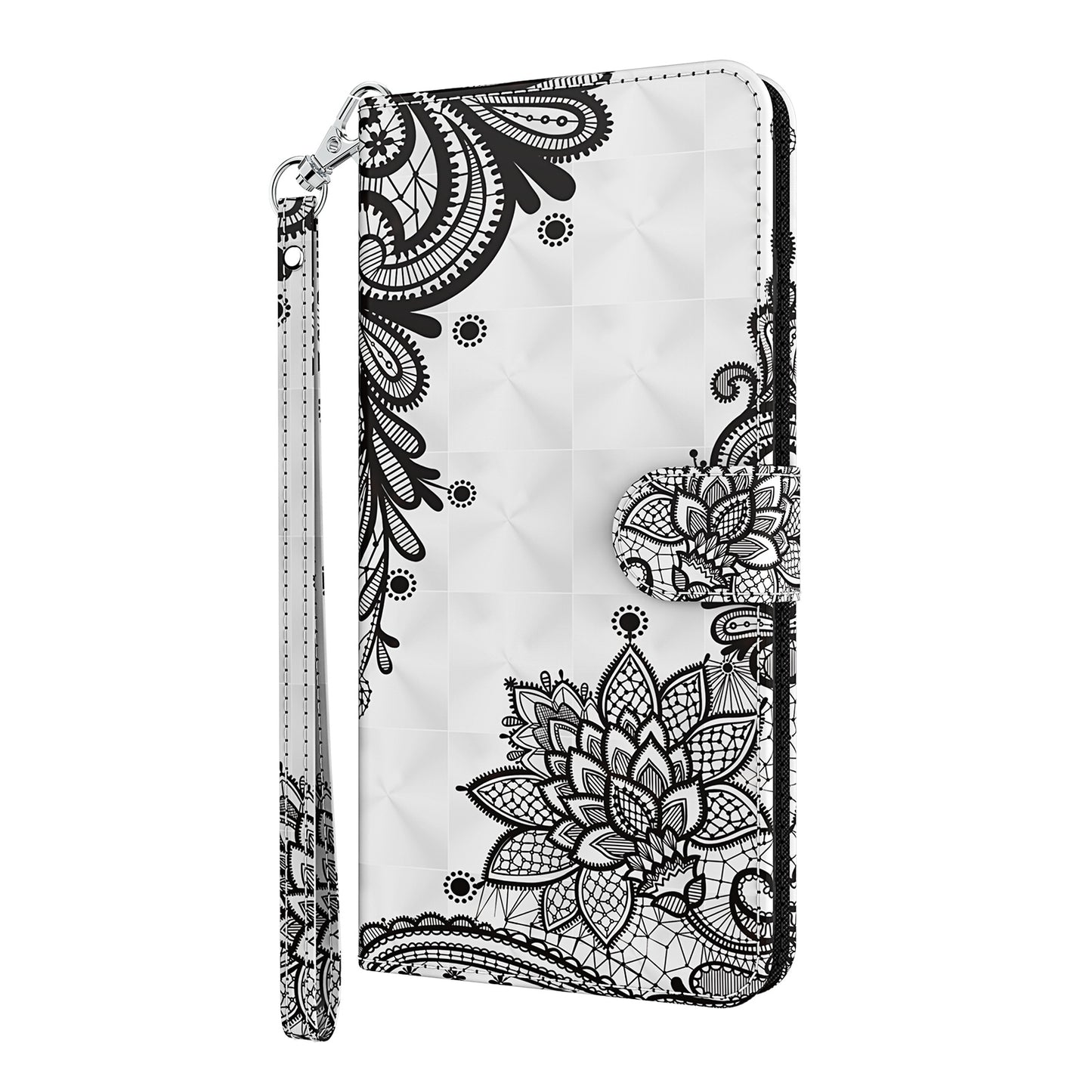Pattern Printing Design PU Leather Phone Wallet Stand Case Shell for Samsung Galaxy A52 4G/5G / A52s 5G