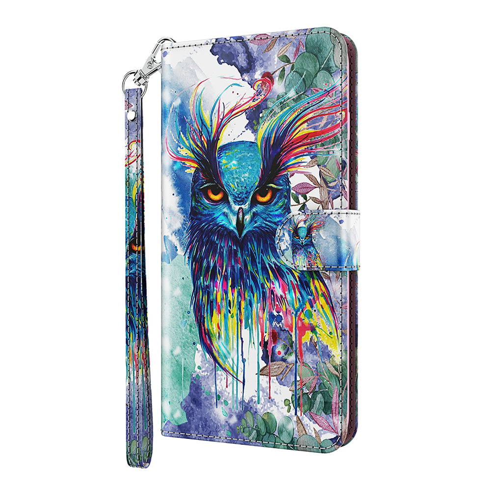 Pattern Printing Design PU Leather Phone Wallet Stand Case Shell for Samsung Galaxy A52 4G/5G / A52s 5G