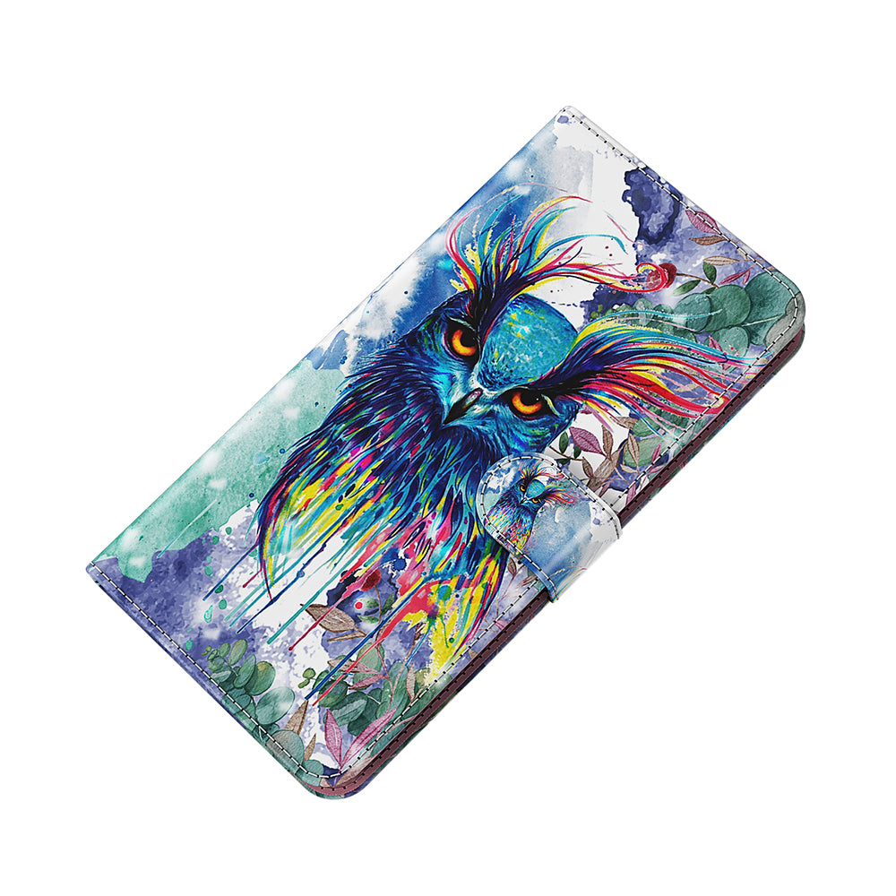 Pattern Printing Design PU Leather Phone Wallet Stand Case Shell for Samsung Galaxy A52 4G/5G / A52s 5G
