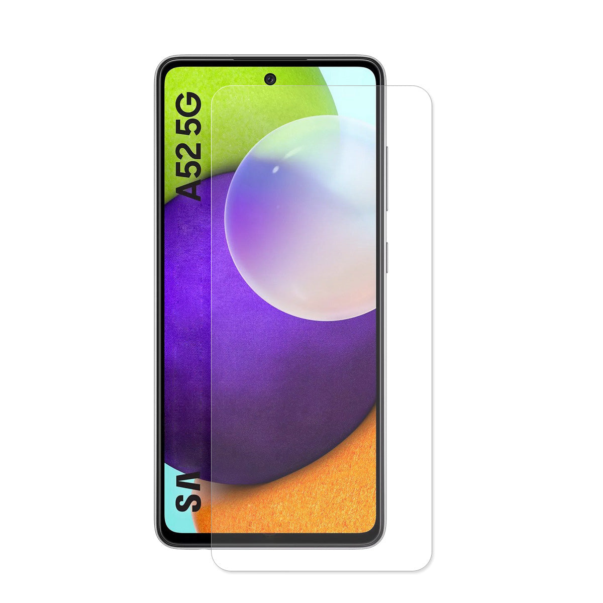 ENKAY HAT PRINCE Anti-slip Design Transparent TPU Case with 0.26mm 9H 2.5D Tempered Glass Screen Film for Samsung Galaxy A52 4G/5G / A52s 5G