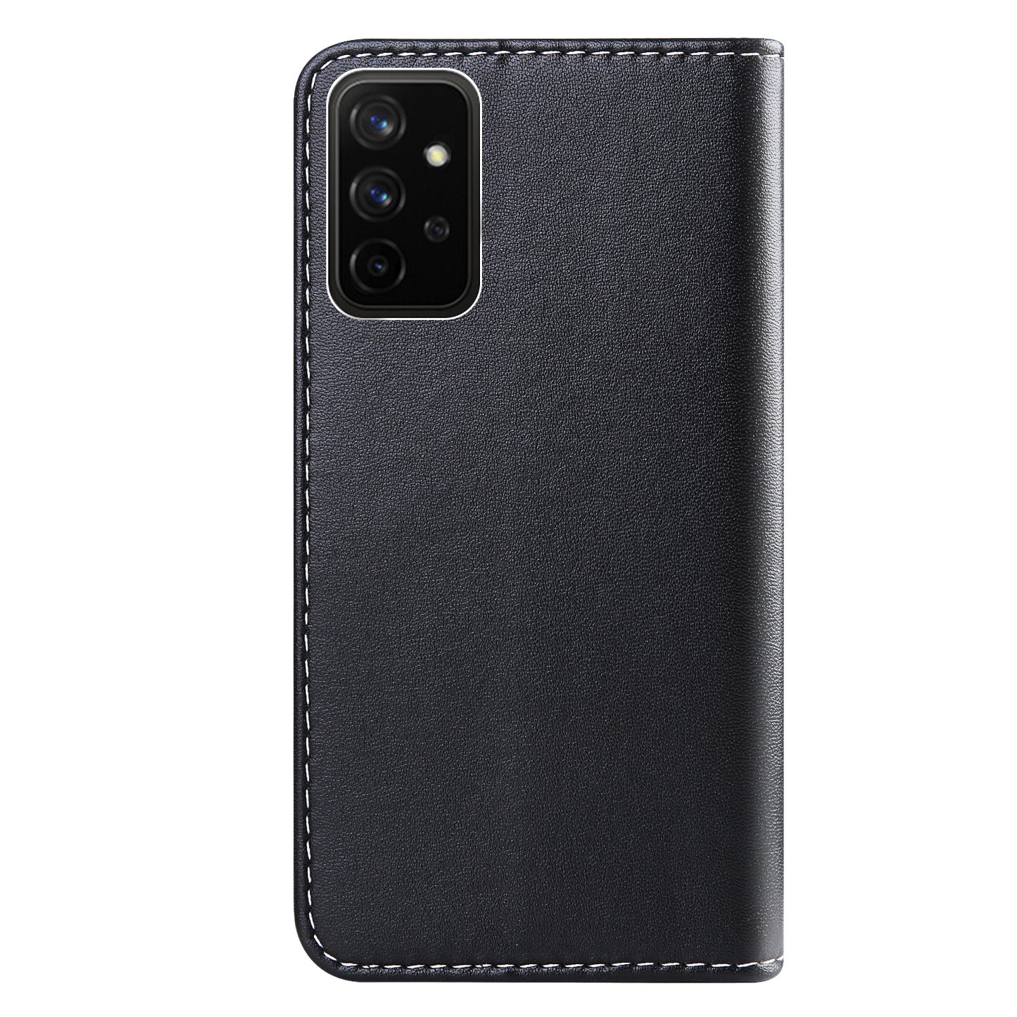 Wallet Design Three-color Splicing Leather Stand Cover for Samsung Galaxy A52 4G/5G / A52s 5G