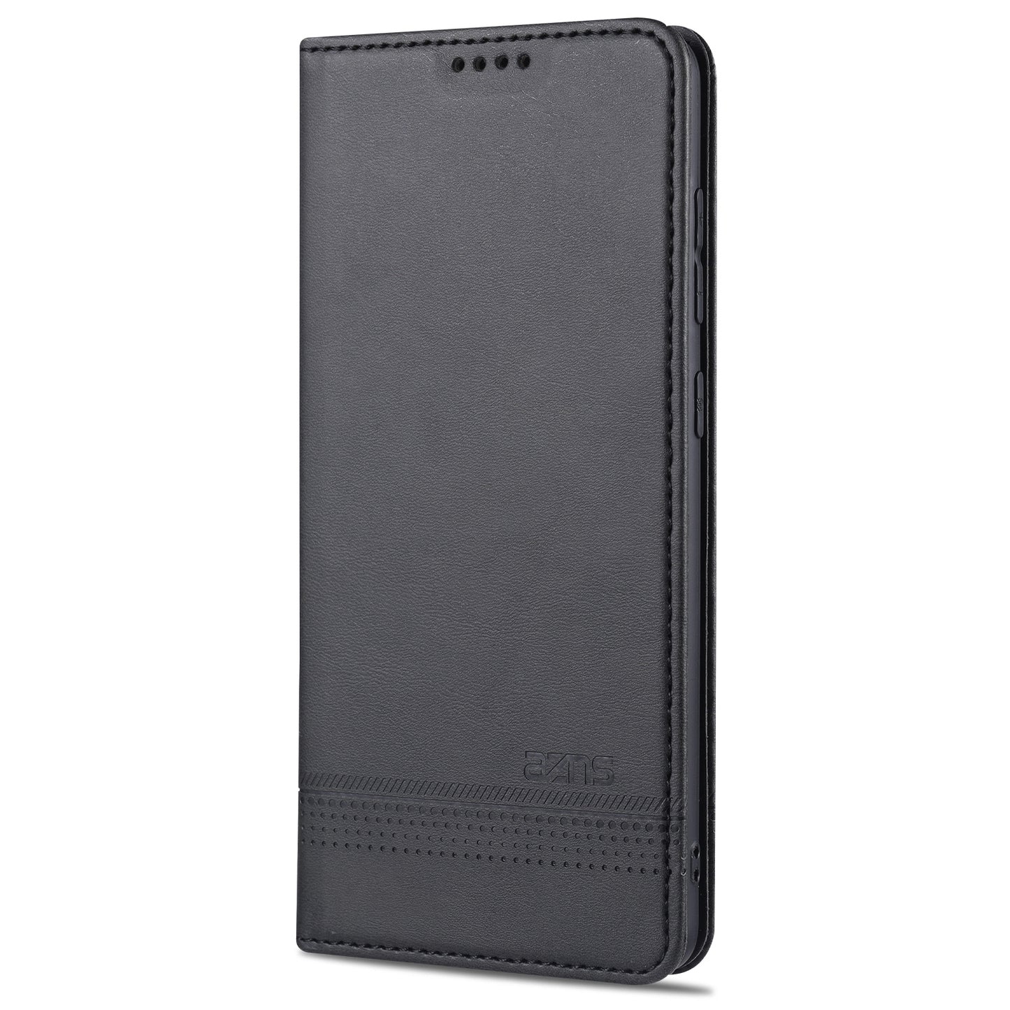 AZNS Auto-absorbed Magnetic Leather Mobile Stand Shell Case with Wallet Design for Samsung Galaxy A52 4G/5G / A52s 5G
