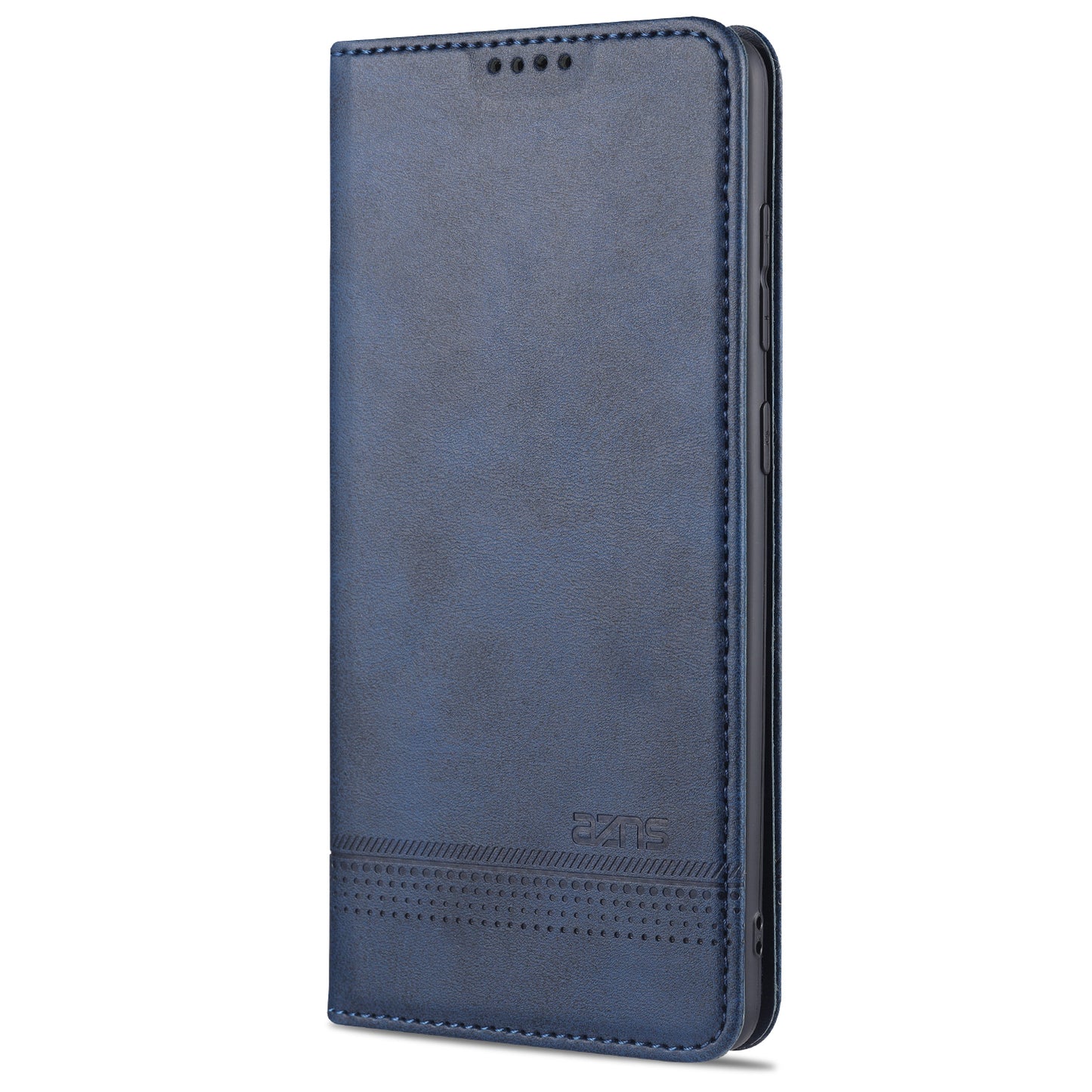 AZNS Auto-absorbed Magnetic Leather Mobile Stand Shell Case with Wallet Design for Samsung Galaxy A52 4G/5G / A52s 5G