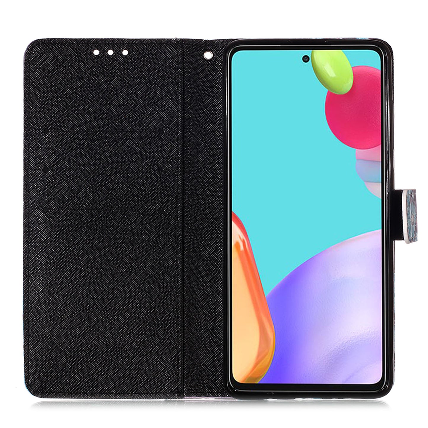 3D Pattern Printing PU Leather Wallet Stand Phone Case Shell for Samsung Galaxy A52 4G/5G / A52s 5G