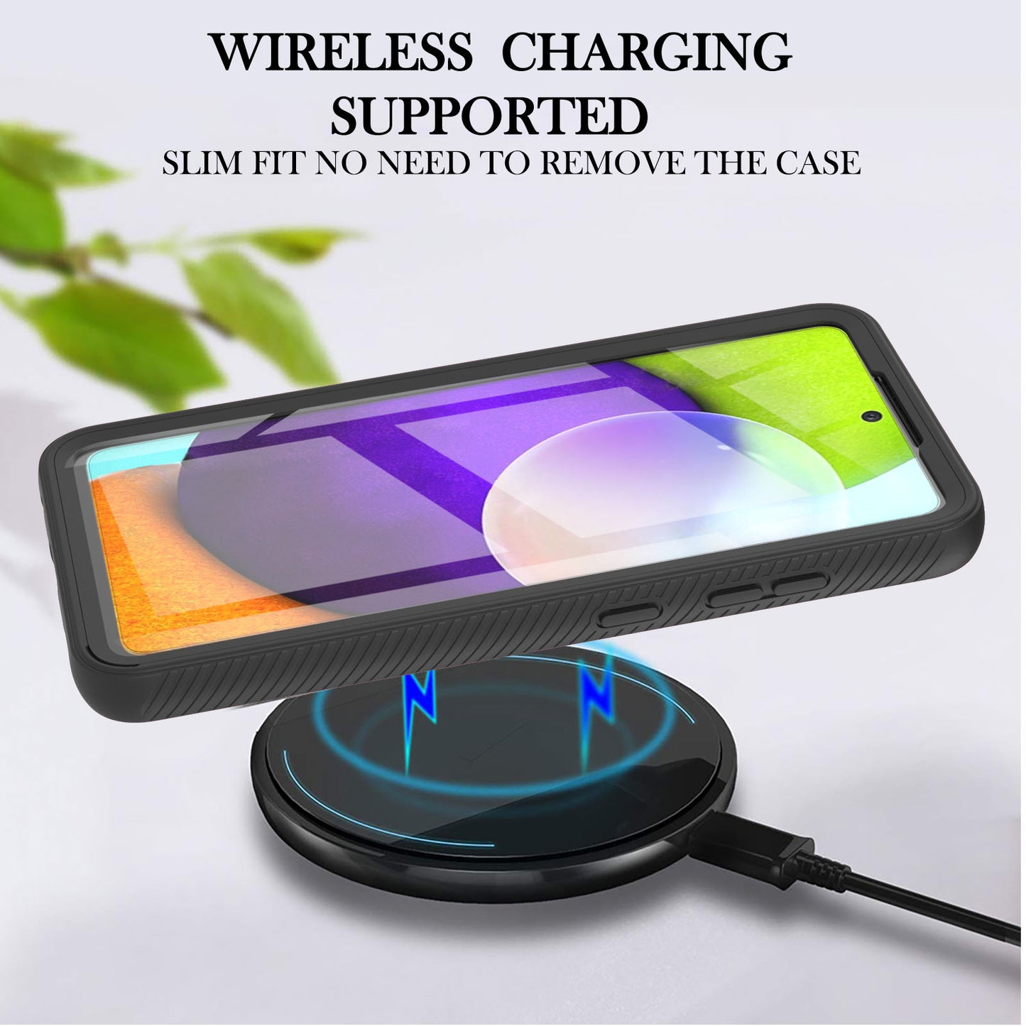 Full-Coverage Protection PET Screen Protector + PC+TPU Protective Case for Samsung Galaxy A52 4G/5G / A52s 5G / A52s 5G