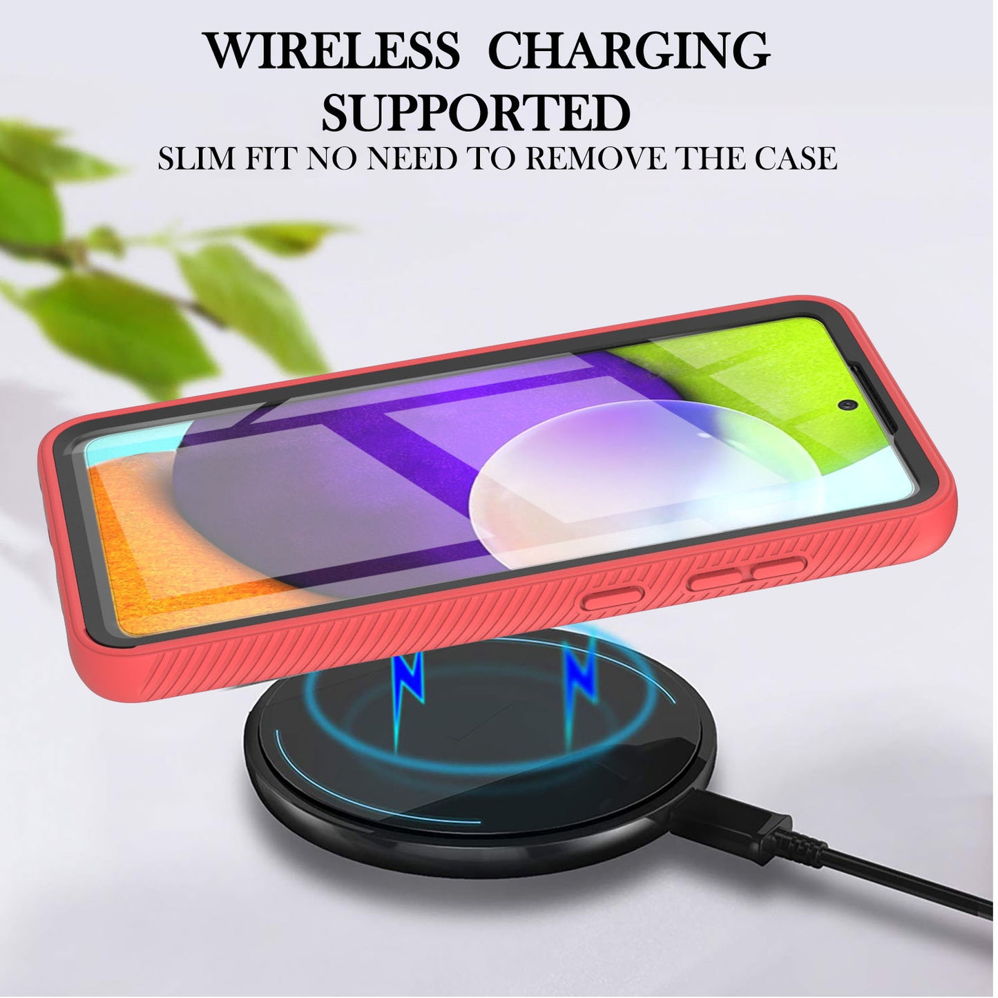 Full-Coverage Protection PET Screen Protector + PC+TPU Protective Case for Samsung Galaxy A52 4G/5G / A52s 5G / A52s 5G