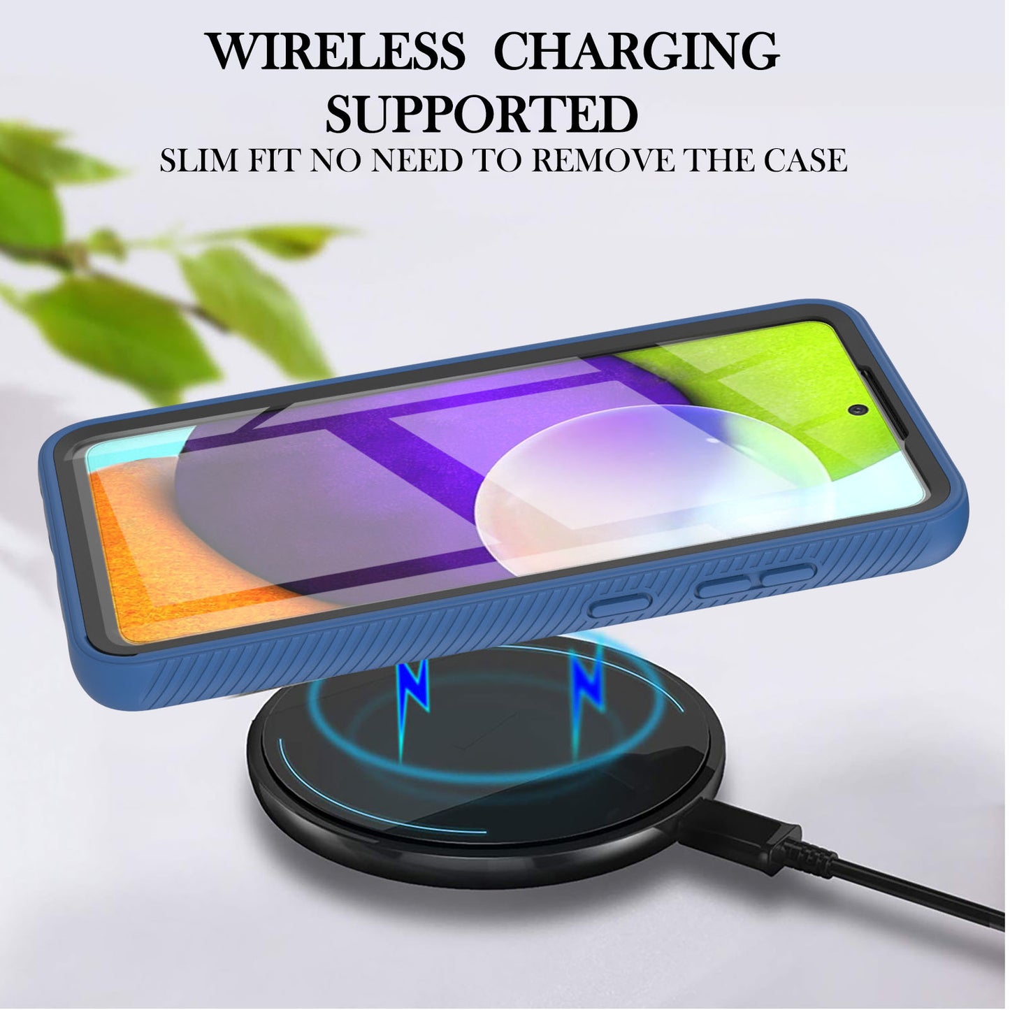 Full-Coverage Protection PET Screen Protector + PC+TPU Protective Case for Samsung Galaxy A52 4G/5G / A52s 5G / A52s 5G