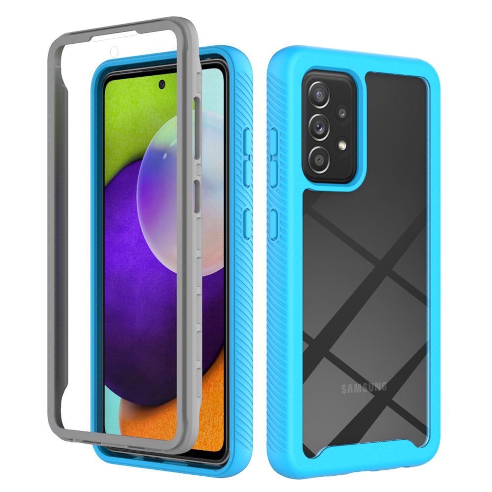 Full-Coverage Protection PET Screen Protector + PC+TPU Protective Case for Samsung Galaxy A52 4G/5G / A52s 5G / A52s 5G