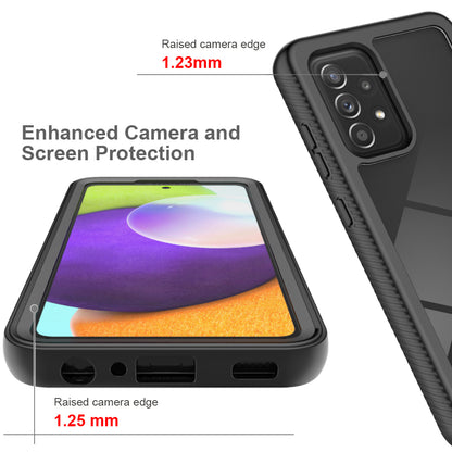 Full-Coverage Protection PET Screen Protector + PC+TPU Protective Case for Samsung Galaxy A52 4G/5G / A52s 5G / A52s 5G