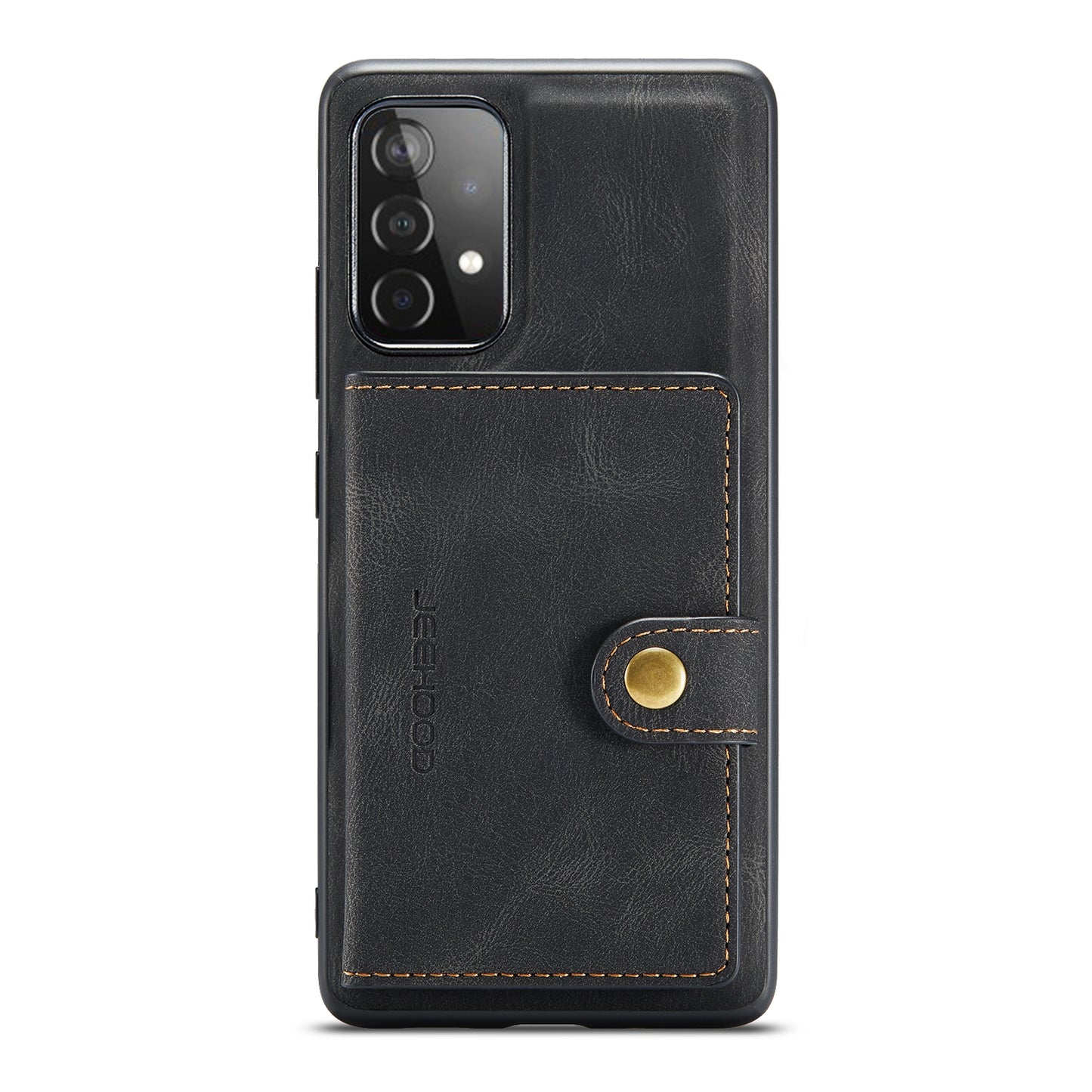 JEEHOOD Detachable 2 in 1 Leather Coated TPU Case with Magnetic Wallet Design for Samsung Galaxy A52 4G/5G / A52s 5G
