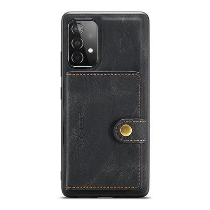 JEEHOOD Detachable 2 in 1 Leather Coated TPU Case with Magnetic Wallet Design for Samsung Galaxy A52 4G/5G / A52s 5G