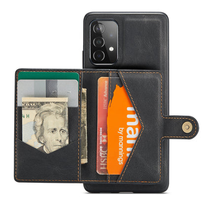 JEEHOOD Detachable 2 in 1 Leather Coated TPU Case with Magnetic Wallet Design for Samsung Galaxy A52 4G/5G / A52s 5G