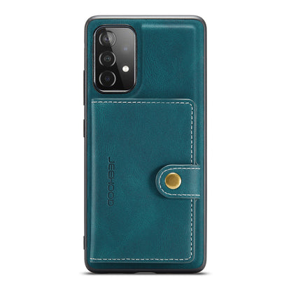 JEEHOOD Detachable 2 in 1 Leather Coated TPU Case with Magnetic Wallet Design for Samsung Galaxy A52 4G/5G / A52s 5G