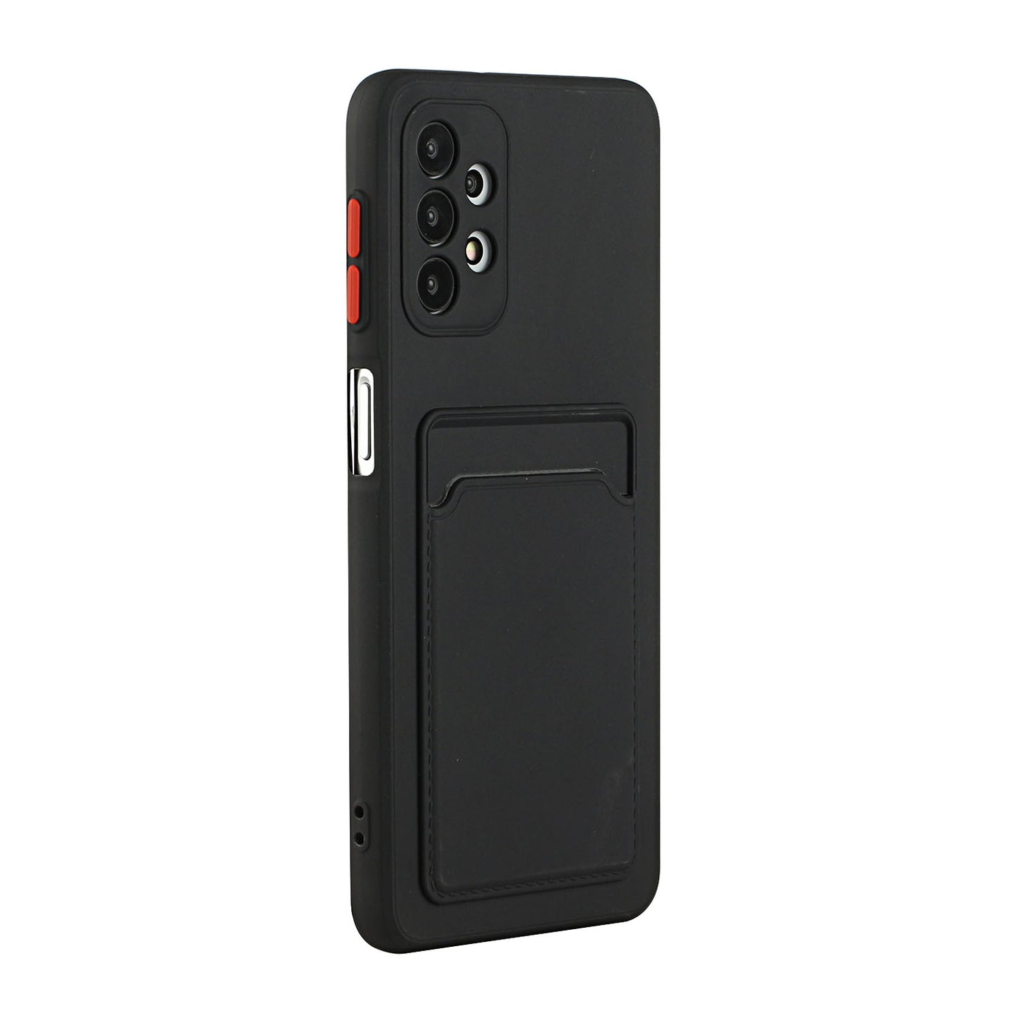 Well-Protected Soft TPU Phone Case with Card Holder Cover for Samsung Galaxy A52 4G/5G / A52s 5G