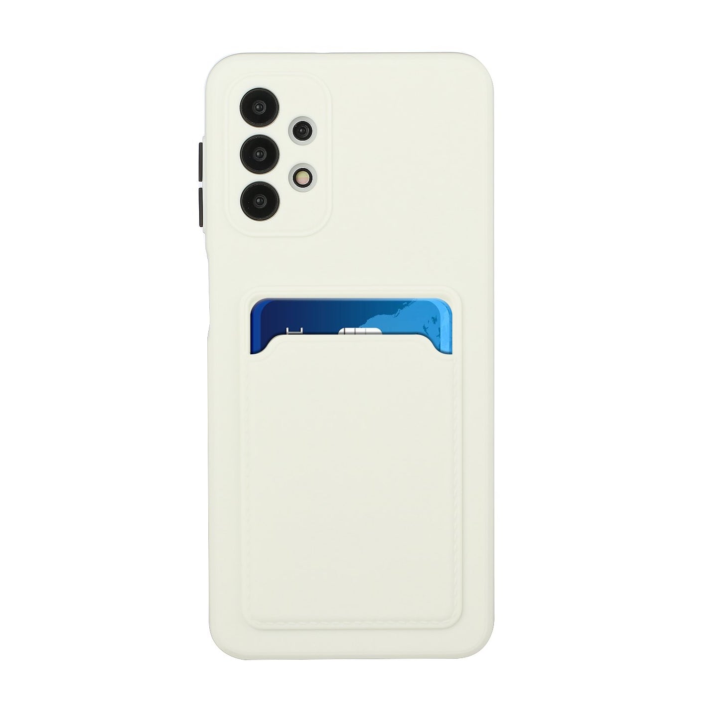 Well-Protected Soft TPU Phone Case with Card Holder Cover for Samsung Galaxy A52 4G/5G / A52s 5G