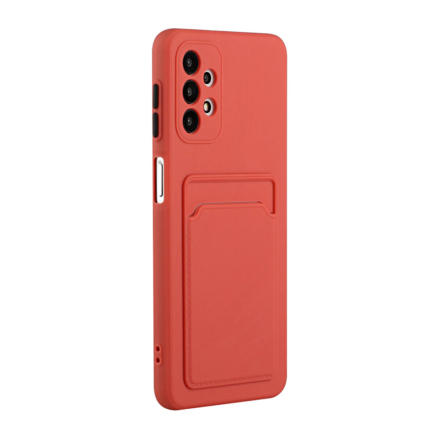 Well-Protected Soft TPU Phone Case with Card Holder Cover for Samsung Galaxy A52 4G/5G / A52s 5G