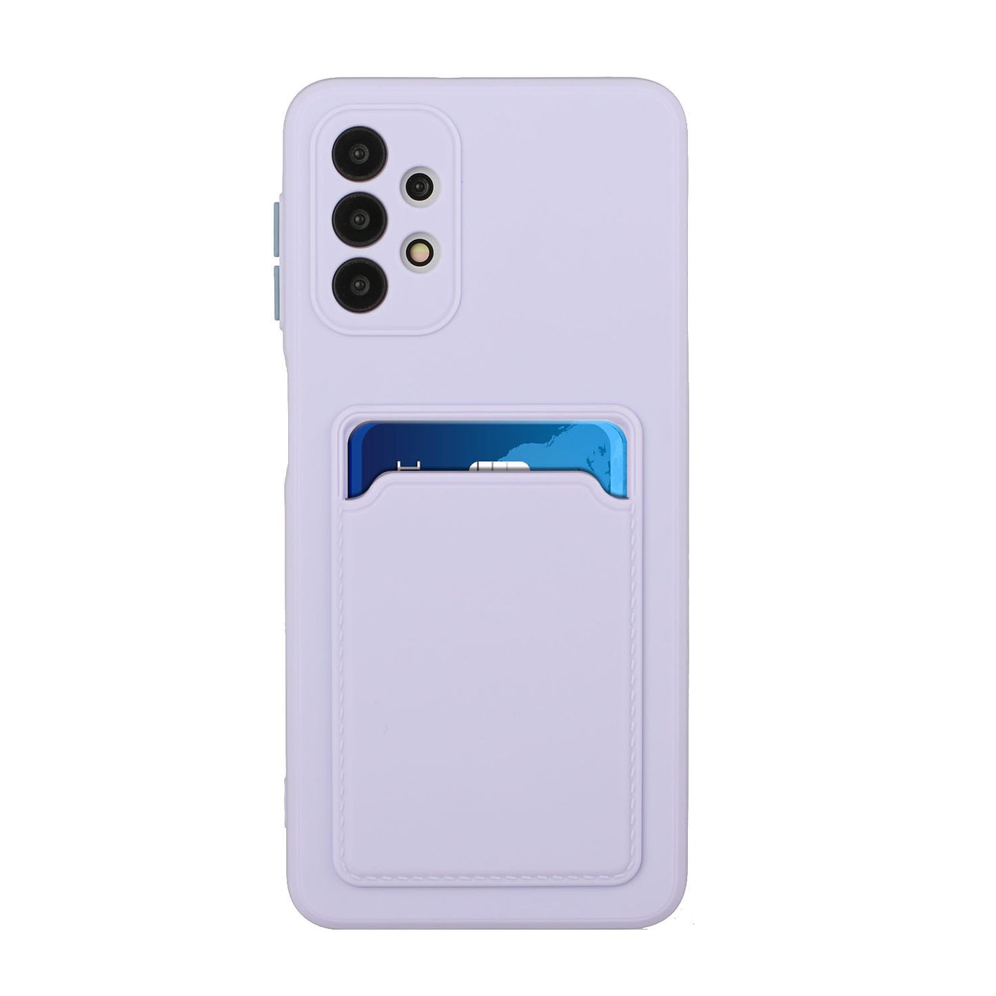 Well-Protected Soft TPU Phone Case with Card Holder Cover for Samsung Galaxy A52 4G/5G / A52s 5G