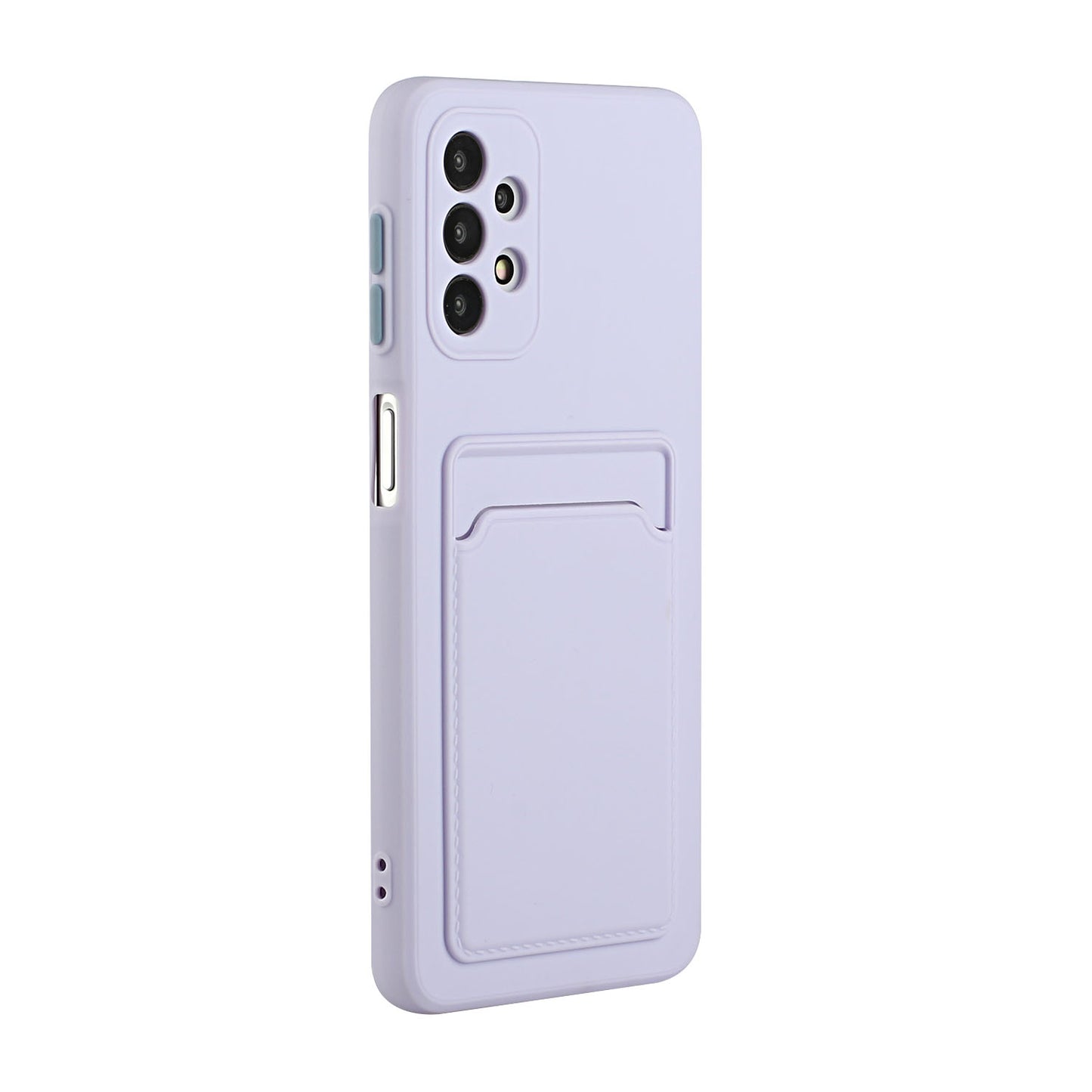 Well-Protected Soft TPU Phone Case with Card Holder Cover for Samsung Galaxy A52 4G/5G / A52s 5G