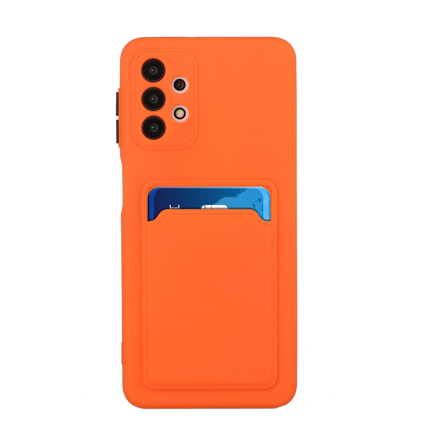 Well-Protected Soft TPU Phone Case with Card Holder Cover for Samsung Galaxy A52 4G/5G / A52s 5G