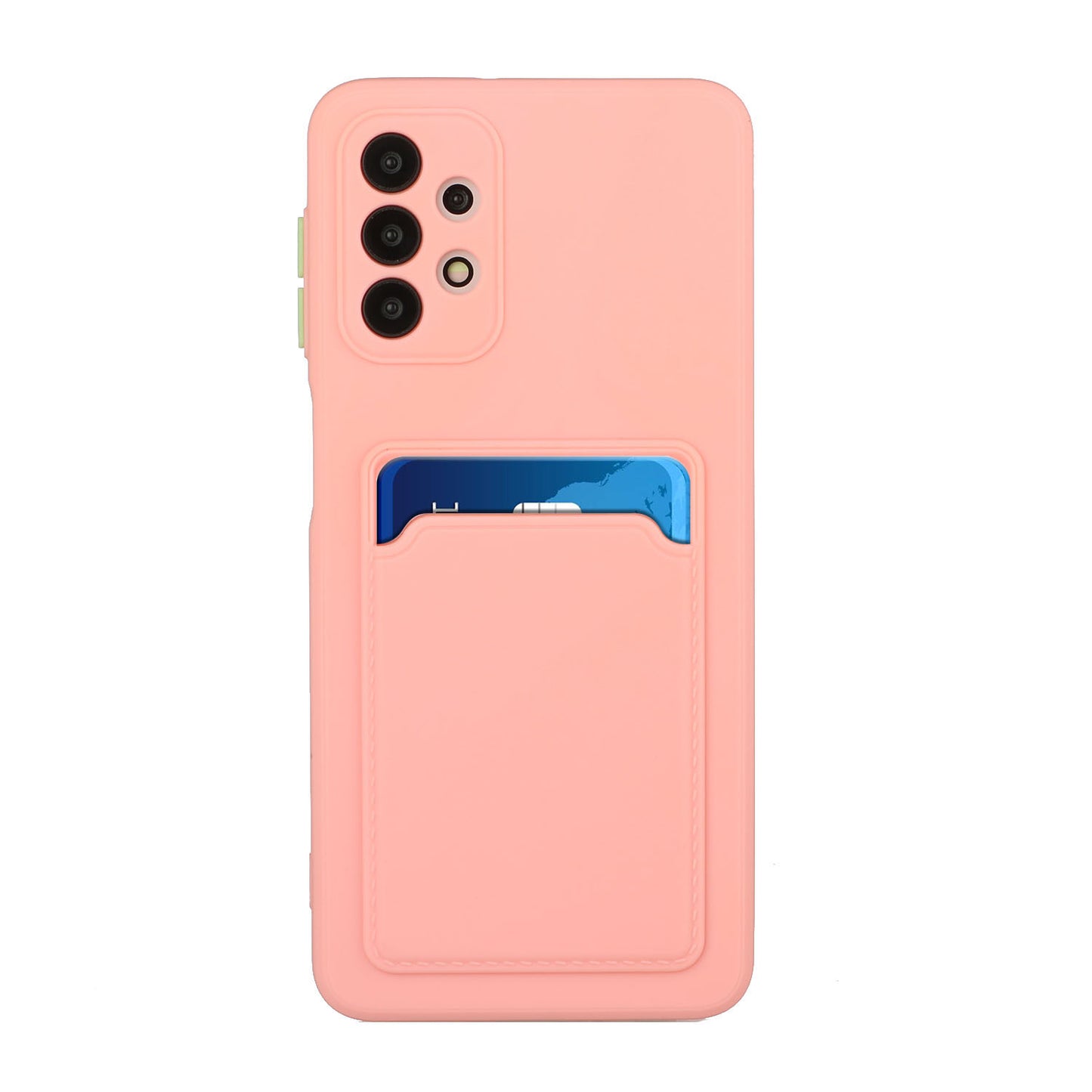 Well-Protected Soft TPU Phone Case with Card Holder Cover for Samsung Galaxy A52 4G/5G / A52s 5G