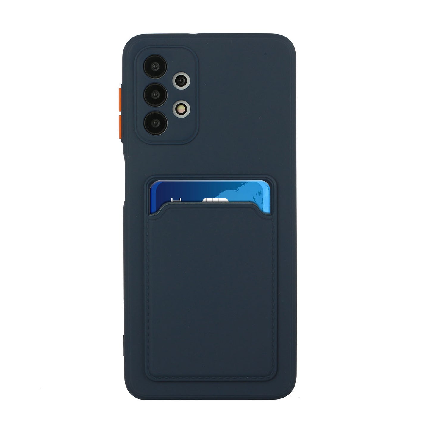 Well-Protected Soft TPU Phone Case with Card Holder Cover for Samsung Galaxy A52 4G/5G / A52s 5G