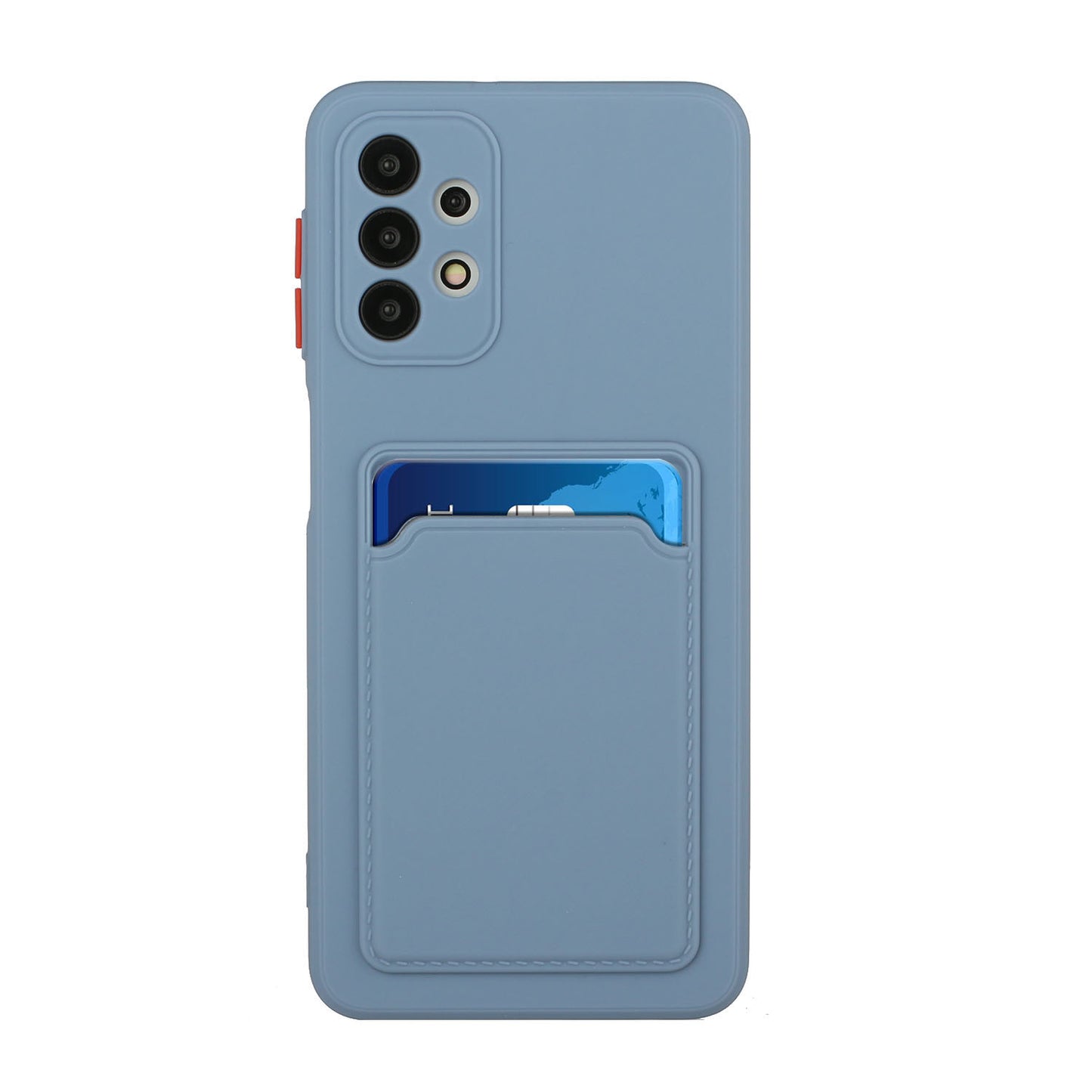 Well-Protected Soft TPU Phone Case with Card Holder Cover for Samsung Galaxy A52 4G/5G / A52s 5G