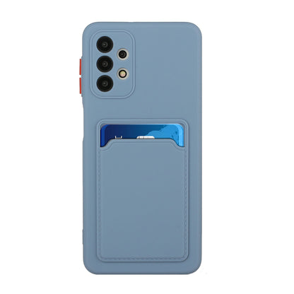 Well-Protected Soft TPU Phone Case with Card Holder Cover for Samsung Galaxy A52 4G/5G / A52s 5G