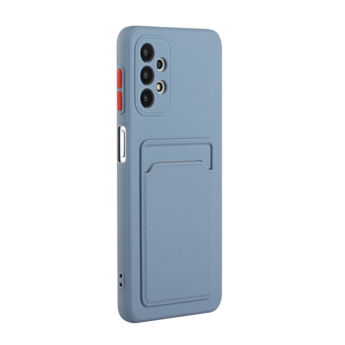 Well-Protected Soft TPU Phone Case with Card Holder Cover for Samsung Galaxy A52 4G/5G / A52s 5G