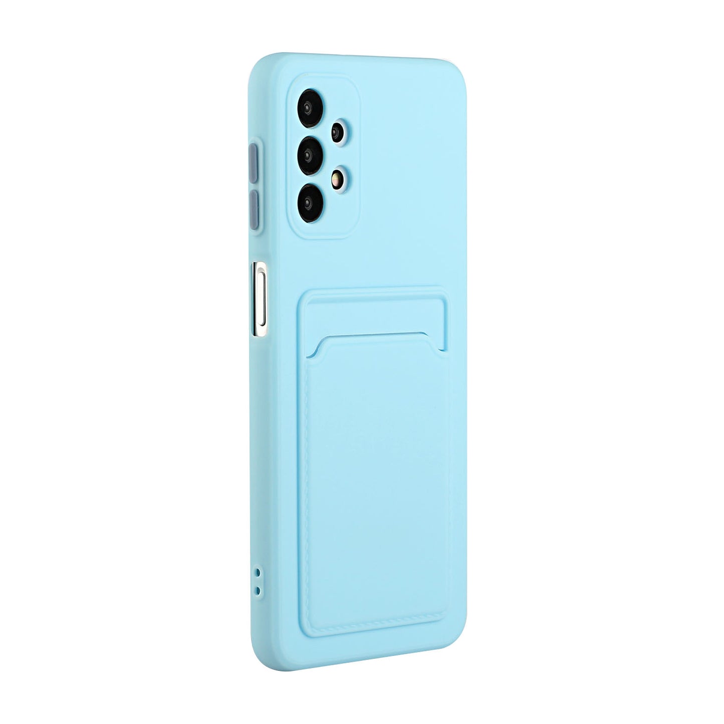Well-Protected Soft TPU Phone Case with Card Holder Cover for Samsung Galaxy A52 4G/5G / A52s 5G