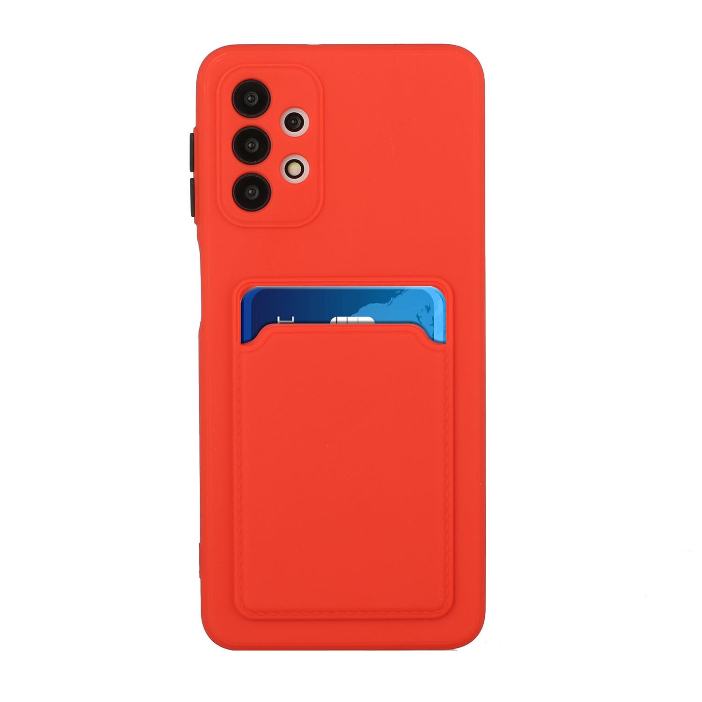 Well-Protected Soft TPU Phone Case with Card Holder Cover for Samsung Galaxy A52 4G/5G / A52s 5G